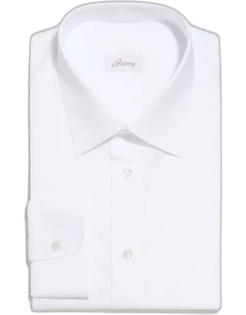 Wardrobe Essential Solid Dress Shirt, White