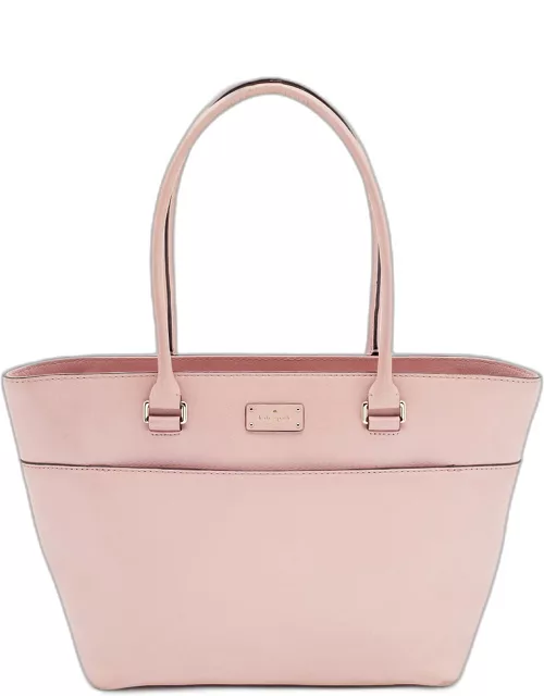 Kate Spade Light Pink Leather Tote