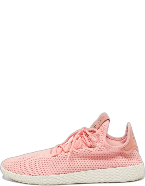 adidas x Pharell Williams Rose Pink Fabric Tennis Sneaker