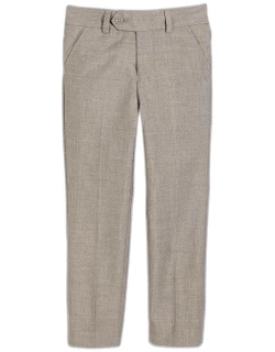 Slim Suit Pants, Light Gray