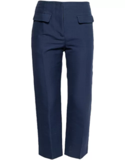 Marni Navy Blue Cotton Trouser