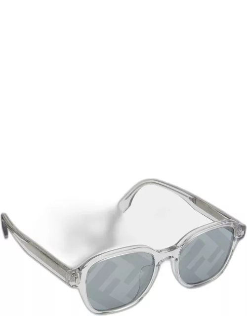 Men's Monogram Lens Square Sunglasse