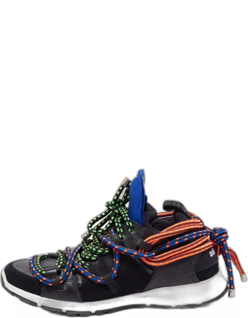 Dsquared2 Multicolor Suede And Leather Bungy Jump Sneaker