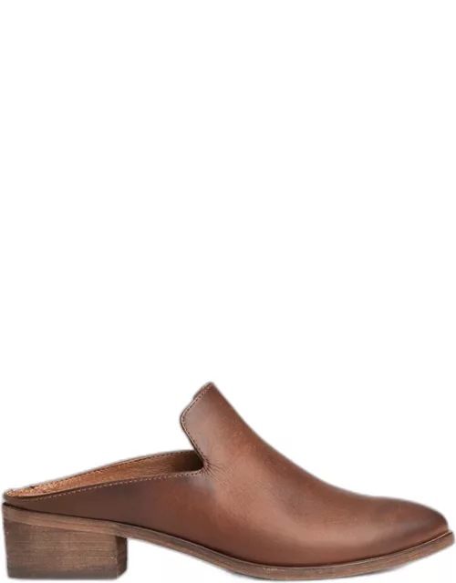 Ray Leather Slide Mule