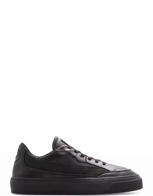 Men's Signature Leather Low-Top Sneaker