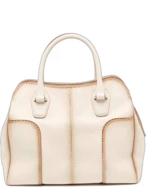 Tod's Powder Pink Leather Tote