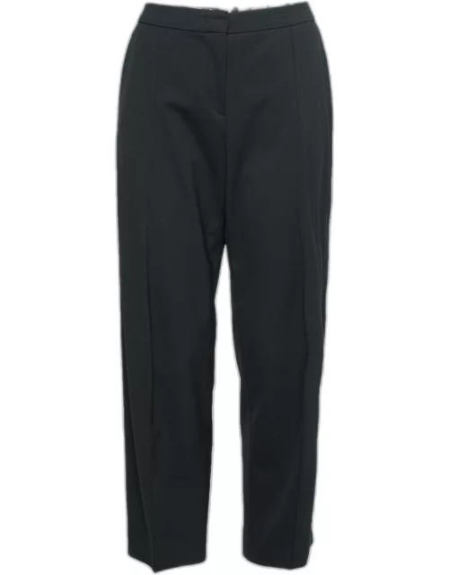 Emporio Armani Black Wool Tailored Pants