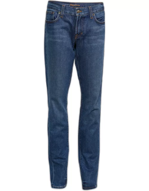 Ralph Lauren 888 Blue Denim Regular Fit Jeans L/Waist - 35"