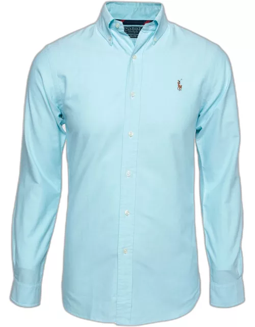 Polo Ralph Lauren Blue Cotton Long Sleeve Shirt