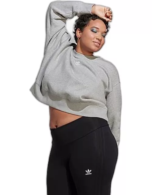 Women's adidas Originals adicolor Essentials Crew Long Sleeve Sweatshirt (Plu