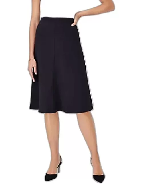Ann Taylor The Flare Skirt in Fluid Crepe