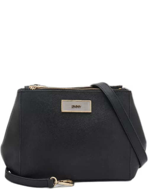 DKNY Black Leather Shoulder Bag