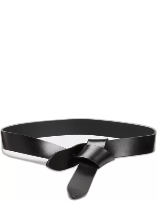 Lecce Leather Tie Belt