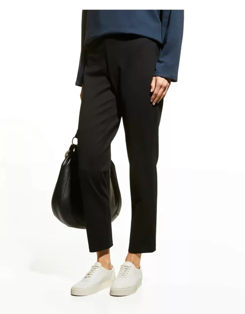 Cropped Knit Ankle Pant