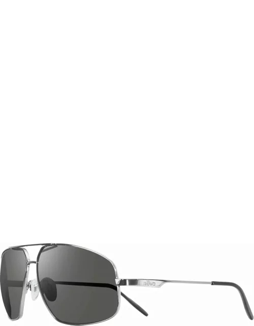 x Jeep Men's Canyon Metal Aviator Sunglasse