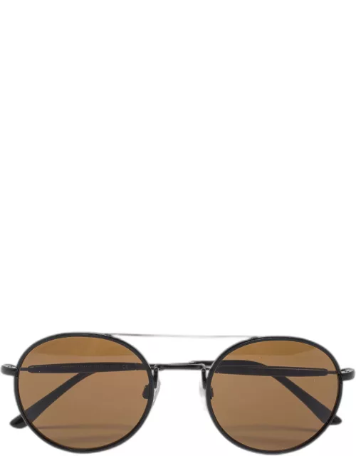 Giorgio Armani Black Ar6056-J Round Sunglasse