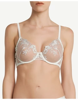Zephyr Embroidered Tulle Bra