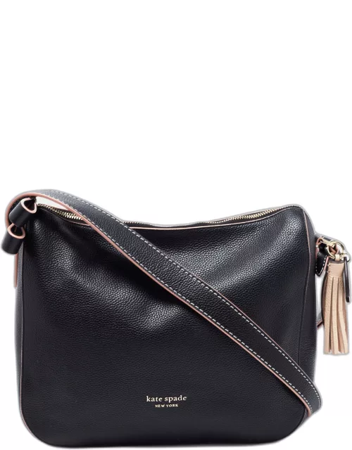 Kate Spade Black Pebbled Leather Medium Anyday Shoulder Bag