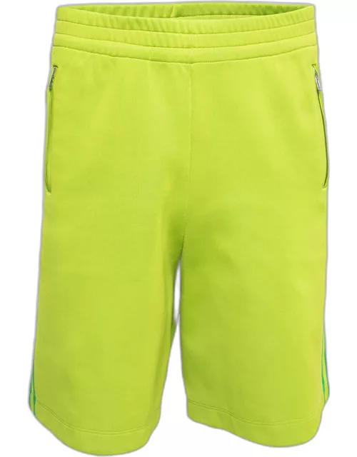 Bottega Veneta Lime Green Synthetic Shorts