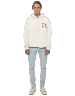 Family First Milano Hoodie I Love White
