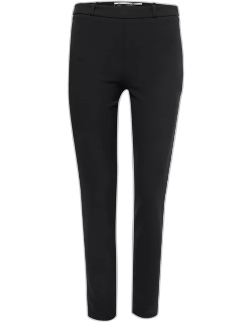 Roland Mouret Black Wool Crepe Tailored Trousers
