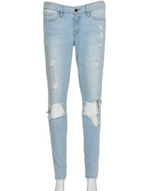 Frame Blue Denim Le Skinny de Jeanne Nowita Jeans