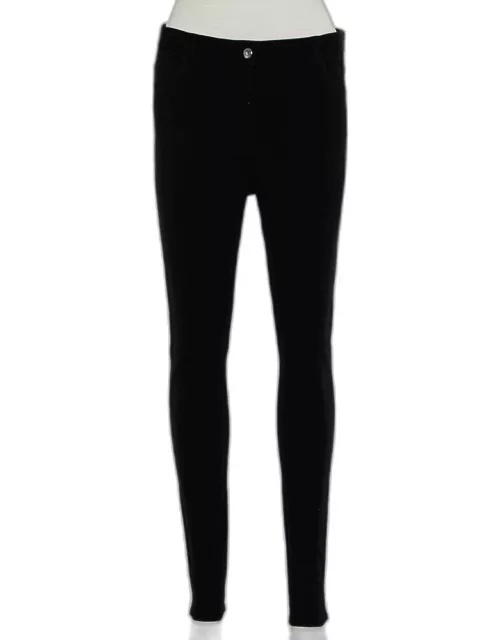 Givenchy Black Knit Zip Front Leggings