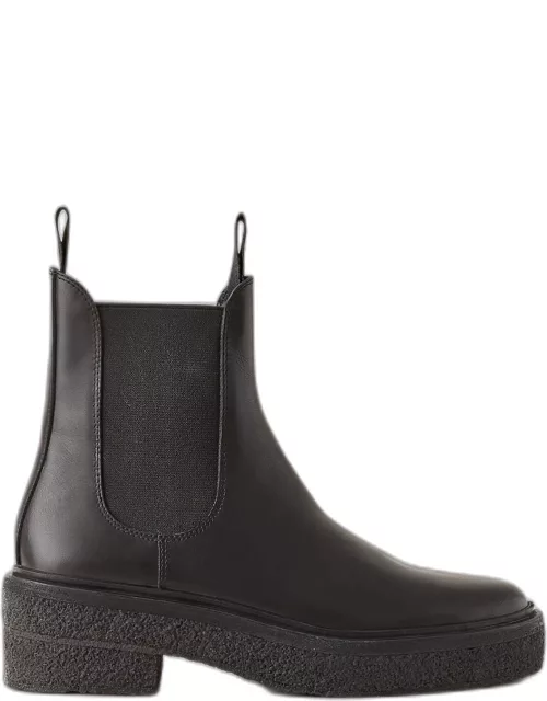 Raquel Gored Leather Chelsea Boot