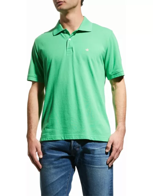 Men's Star Knit Pima Cotton Piqué Polo Shirt