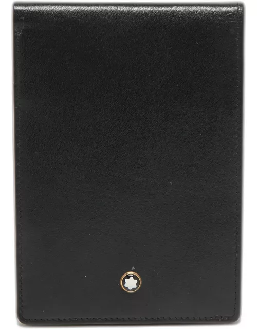 Montblanc Black Leather Meisterstuck Notepad Wallet