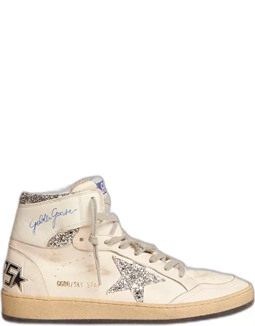 Sky Star Leather High-Top Sneaker