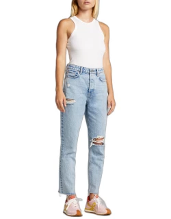 Karolina High-Rise Straight Crop Jean