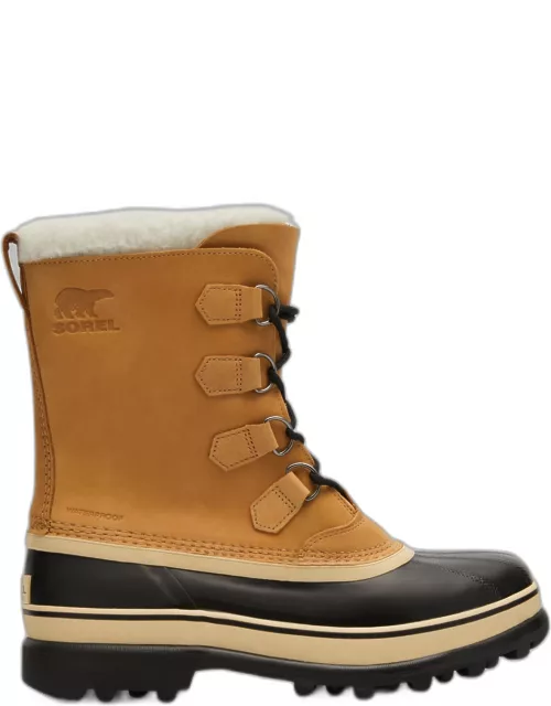 Men's Caribou Waterproof Leather Snow Boot