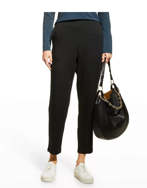 Cropped Knit Terry Pant