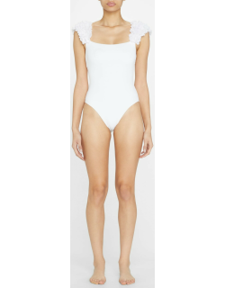 Grace 3D Tulle Shoulders One-Piece Swimsuit - Recycled Nylon