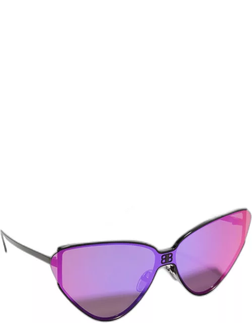 Logo Metal Cat-Eye Sunglasse