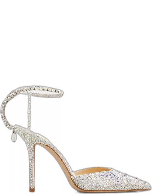 Saeda 100mm Pumps With Chain Ankle Detai