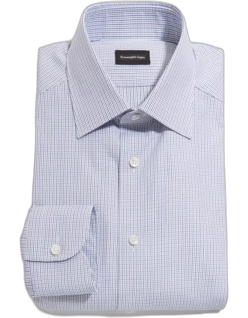 Men's Graph-Check Long Sleeve Dress Shirt