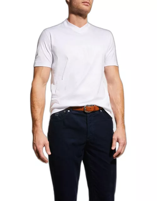 Men's Basic-Fit V-Neck T-Shirt