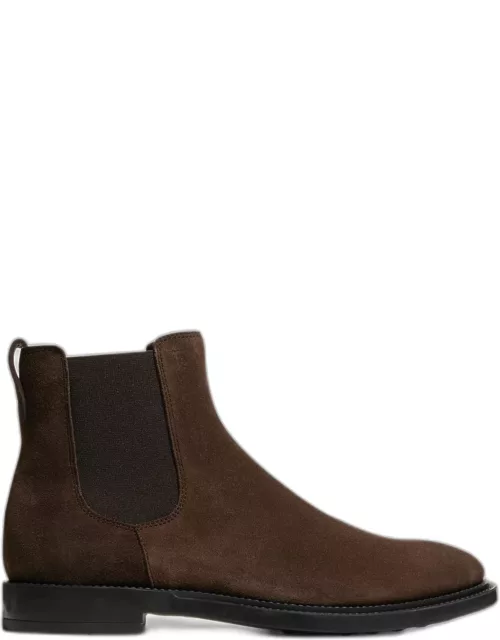 Men's Gored Suede Chelsea Boot