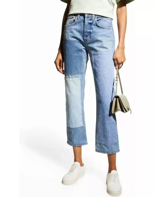 Marcel Mid-Rise Relaxed Straight Crop Jean