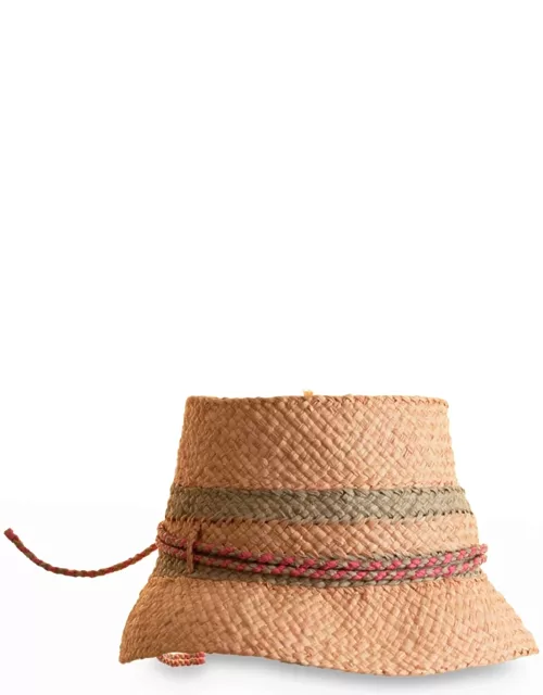 Savan Bucket Raffia Sun Hat