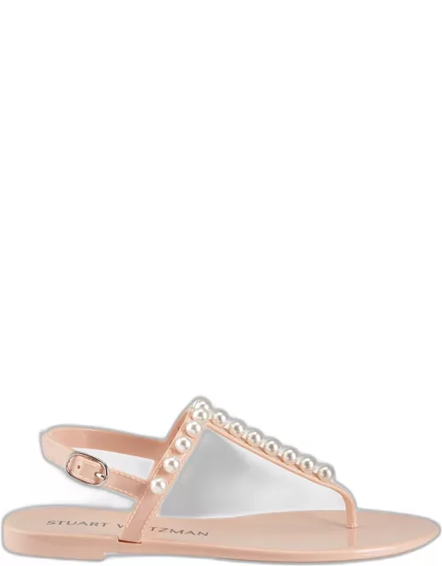 Goldie Pearly Stud Jelly Sandal