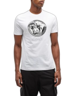 Men's Medusa Embroidered T-Shirt