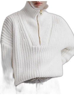 Nathalia Half-Zip Sweater