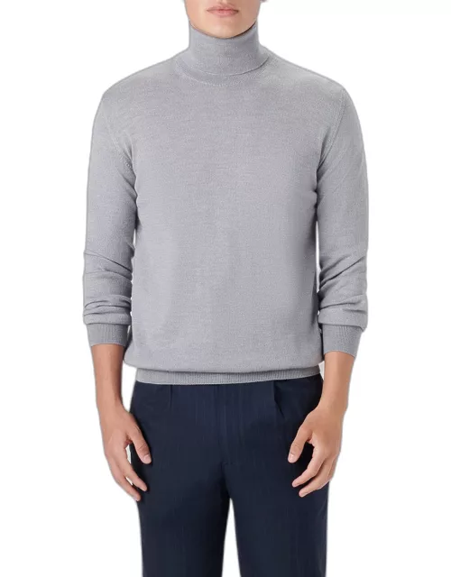 Men's Premium Merino Wool Turtleneck Sweater