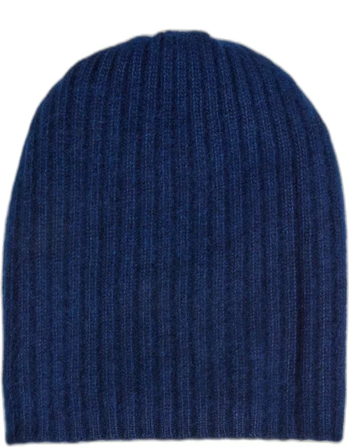 4-Ply Cashmere Slouch Beanie Hat