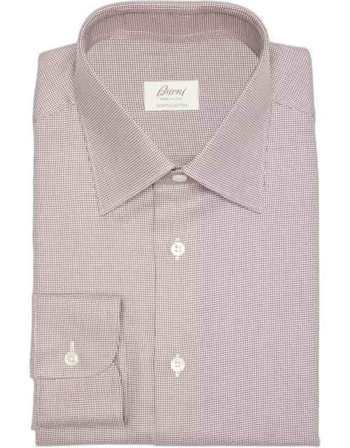 Men's Micro-Houndstooth Dress Shirt