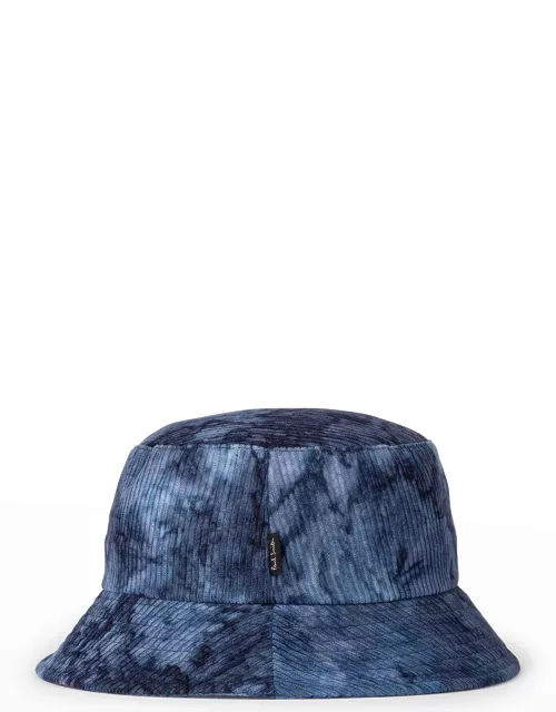Men's Corduroy Tie-Dye Bucket Hat