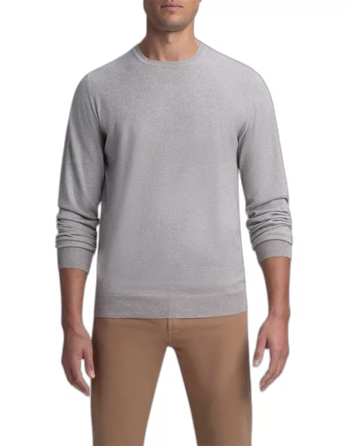 Men's Cotton-Cashmere Crewneck Sweater